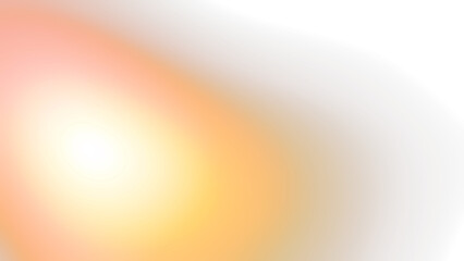 Abstract orange and yellow light leak on Transparent  background. (1)