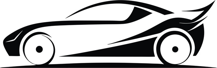 Fototapeta premium Racing car icon. Motor Racing Icon