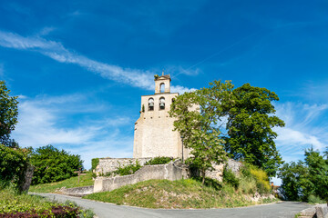 Fototapeta premium San Martin de Tours Church (Late 15th - Early 16th Century) in Arbulo, Alava, Spain
