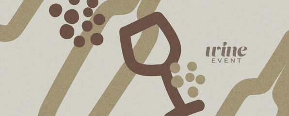 wine-minimalist-texture-background-banner-red-bottles-brown