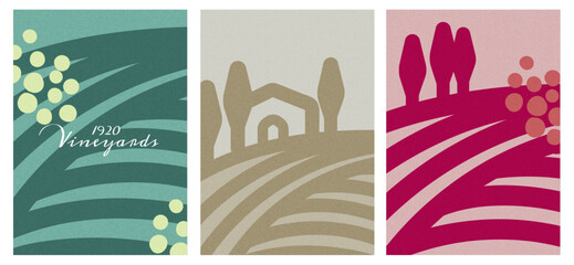 wine-minimalist-texture-background-vineyards-lines