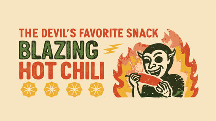 vintage poster of chilli paper