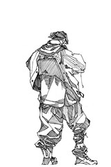 fashion outfit sketch