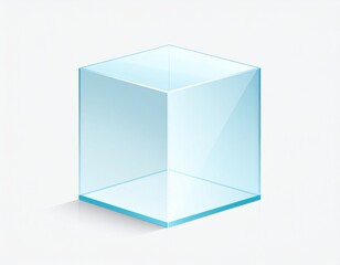 acrylic box abstract. 