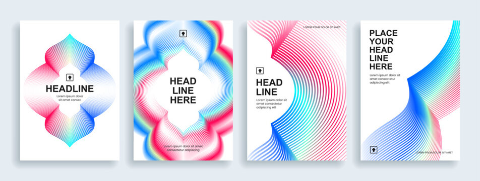 Collection of covers from the lines.