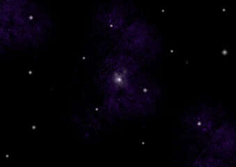 galaxy in a free space.