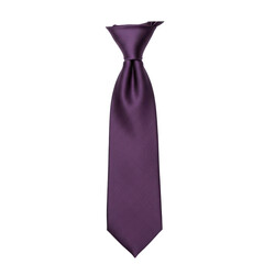 Elegant purple tie with subtle textured weave and classic knot