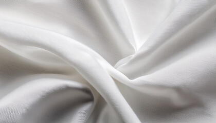 Obraz premium white texture of cotton fabric natural linen background