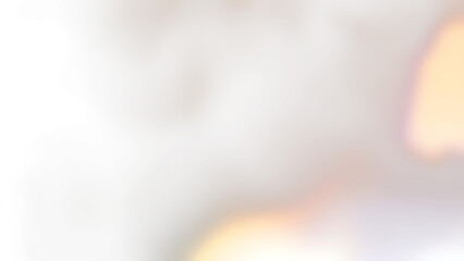 Abstract brown and white blurry shapes on Transparent  background.