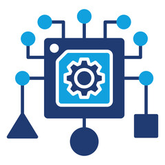 Classification Flat Blue Icon