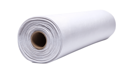 A lightweight fabric roll, white background --ar 16:9