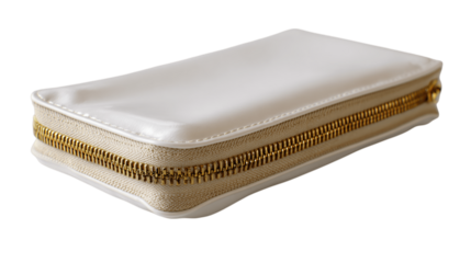 A non-stick zipper pouch, white background --ar 16:9