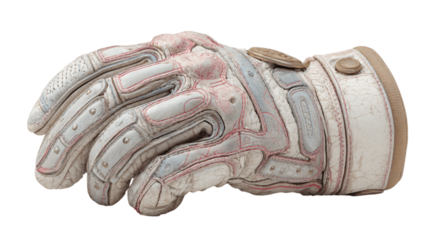 A pastel sports glove, white background --ar 16:9