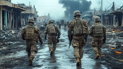 Gunfire shatters silence as commandos execute precision strike in occupied industrial zone.