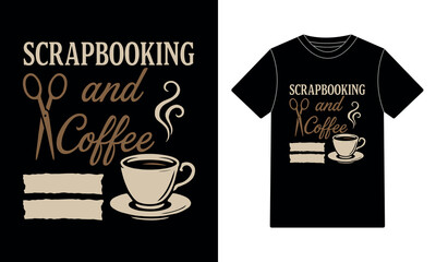 Scrapbook & Sip – Vintage Coffee Crafter Tee