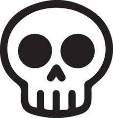 skull silhouette, skull outline, human skull icon, spooky skull vector, Halloween skull, creepy head silhouette, horror skull design, skeleton head, bone skull icon,
