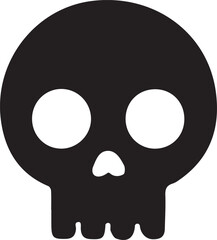 skull silhouette, skull outline, human skull icon, spooky skull vector, Halloween skull, creepy head silhouette, horror skull design, skeleton head, bone skull icon,