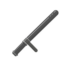 Police Batons and Security Gear Vector Illustration
