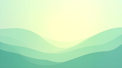 Obraz premium Misty Mountain and Rolling Hills Landscapes