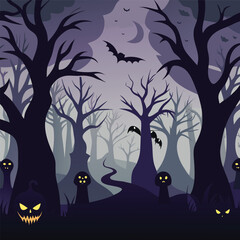 halloween night background