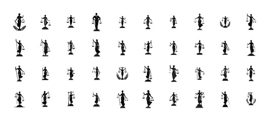 LawFirm Silhouette Pack - 40 Design