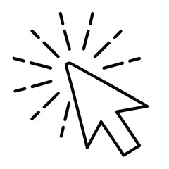 Click Cursor Vector Icon