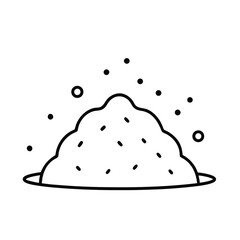 Rice Bowl Vector Icon