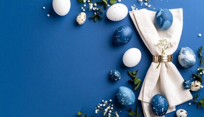 christmas decoration on blue background