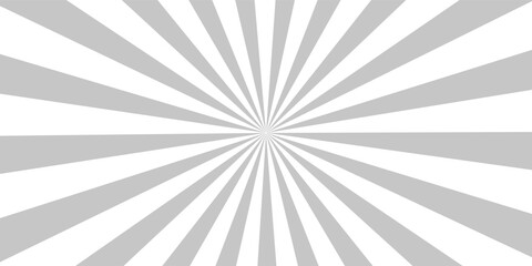 Ray sun light. Sunburst background. Radial circle line. Pattern starburst. Comic beam lines. Sun effect rays. Abstract firework. Concentration stripe. Cartoons lightning style. Vector illustration