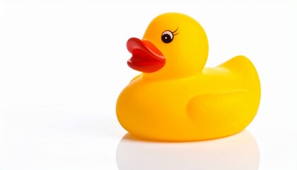 yellow rubber duck isolated