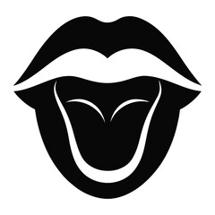 Stylized Tongue Icon