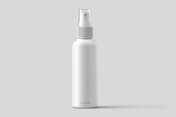 Glossy spray bottle banner