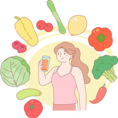 detox, diet, dietary habits, juice, beverages, health, diet, women, vegetables, fruits,