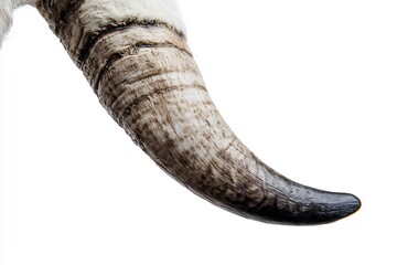 Obraz premium Isolated Mountain Goat Hoof Detail White Background