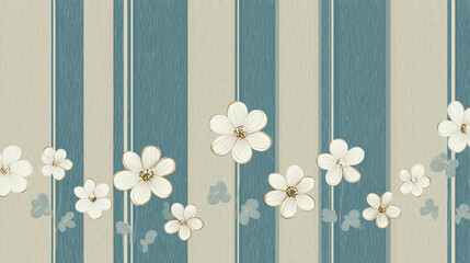 Tropical Floral Background Wallpaper