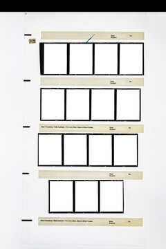 Medium format film frame.With white space.text space.Contact sheet space.