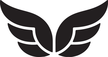 angel wings, bird wings, feather outline, wing shape, flying wings, fantasy wings, soft wings, spread wings, mythical wings, dark wings, elegant wings, magical wings