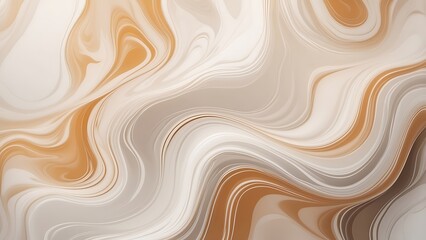 Swirling Abstract Pattern with Tan and Beige Waves Texture