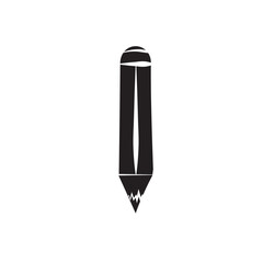 paper glyph icon. fountain pen glyph icon. pencil glyph icon. 