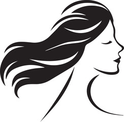 female profile, woman face outline, lady head shape, girl silhouette, side face woman, beauty silhouette, elegant woman, hairstyle outline, head profile, feminine design