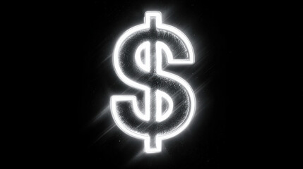 Sterling cash payout. Four-K animated symbol icon. Alpha channel, linear, and neon effect. 