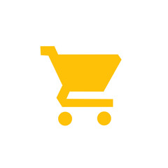 Shopping Cart Icon - Line Style Vector Illustration	