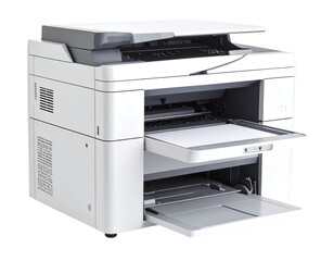 Office printer multifunction device isolated cutout
