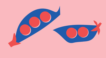 Cute appetizing Vegetables collection. Decorative abstract horizontal banner with colorful doodles. Hand-drawn modern illustrations with Vegetables, abstract elements.	