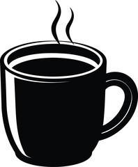 Steaming Mug Silhouette