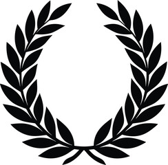 Laurel Wreath Silhouette