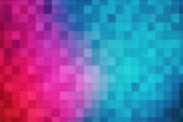 Fototapeta premium Colorful pixelated background design with gradient of blue, pink, and purple tones