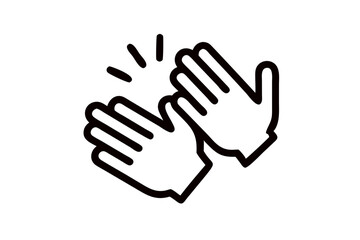 Stylish Clapping Hands Icon Set for Web and Mobile App Interfaces