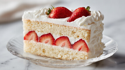 ふわふわ苺ショートケーキ