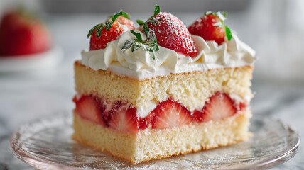 ふわふわ苺ショートケーキ